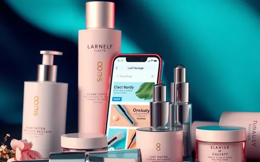موقع وتطبيق لبيع منتجات العناية بالبشرة والمستحضرات التجميلية.