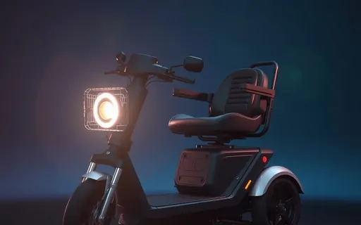عربة (Scooter) مبتكرة لذوي الاحتياجات الخاصة - (تصميم وتنفيذ)